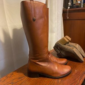 Catherine Malendrino Cognac knee high riding boot